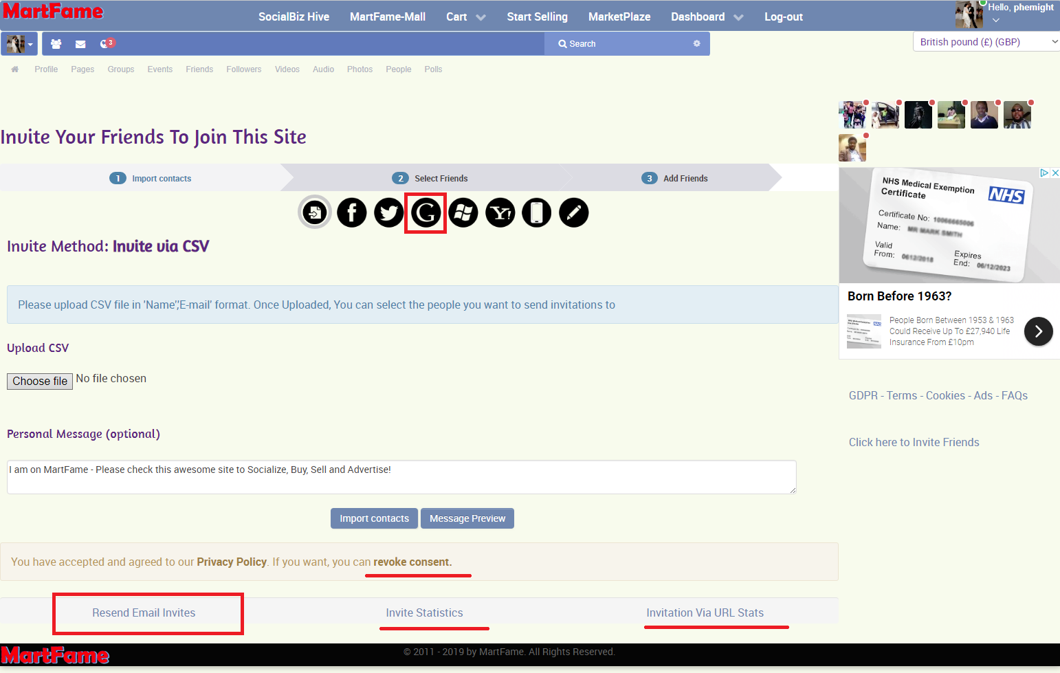 revoke privacy consent