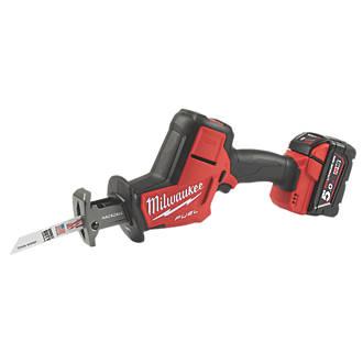 Milwaukee M18 FHZ-502X FUEL 18V 5.0Ah Li-Ion RedLithium Brushless Cordless Hackzall Reciprocating Saw.
