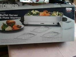 Tower Three Tray Buffet Server and Plate Warmer For sale in Nigeria-tower-stainless-steels-thumb